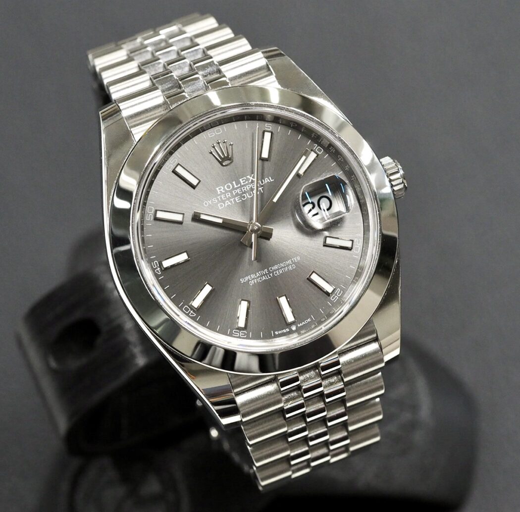 Rolex 126300 rhodium jubilee
