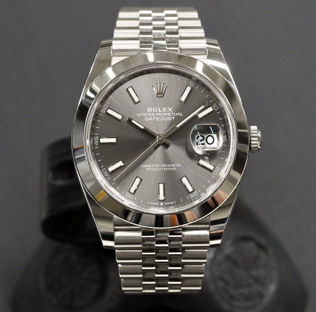 Rolex 126300 rhodium jubilee