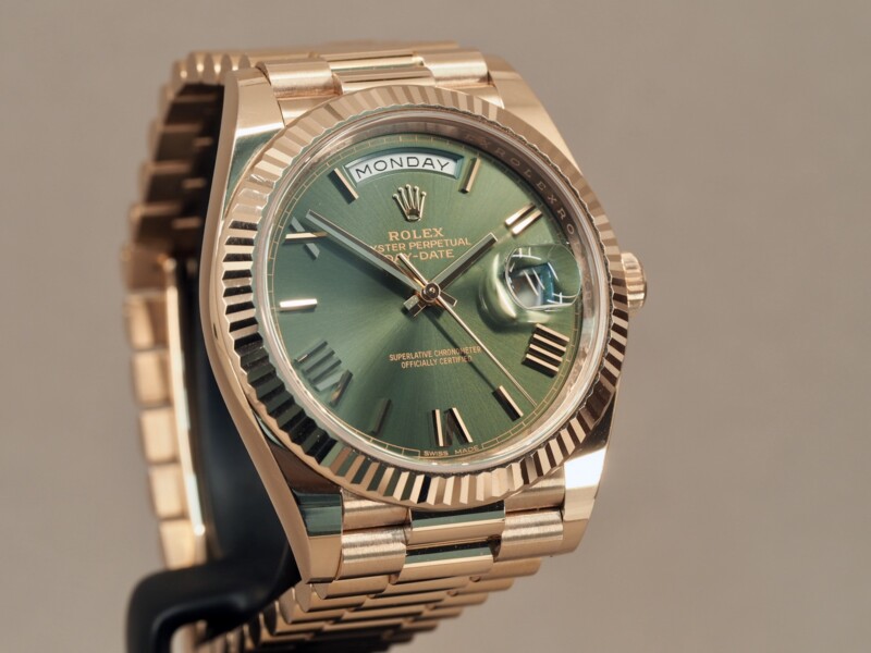 Rolex 228235 Day-Date Olive green