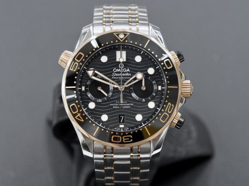 Omega Seamaster Diver 300M Chronograph Steel/Rose Gold