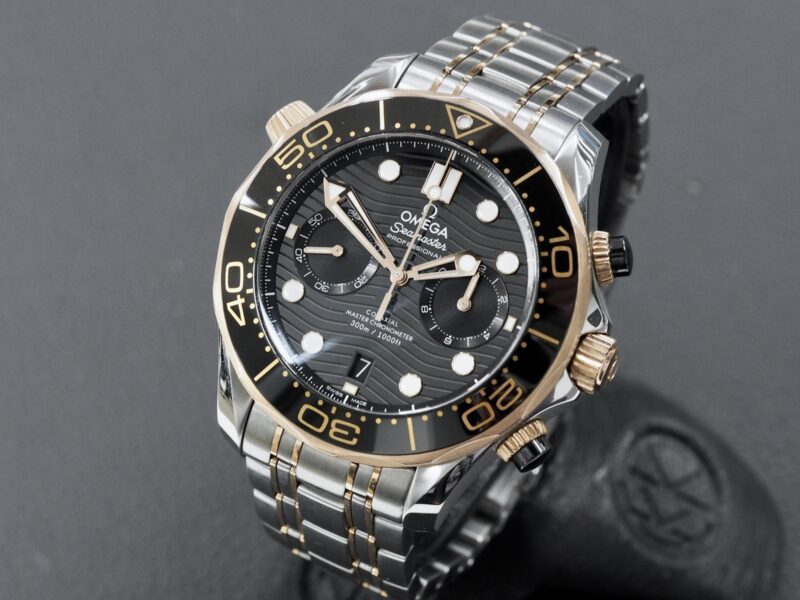 Omega Seamaster Diver 300M Chronograph Steel/Rose Gold - Image 3