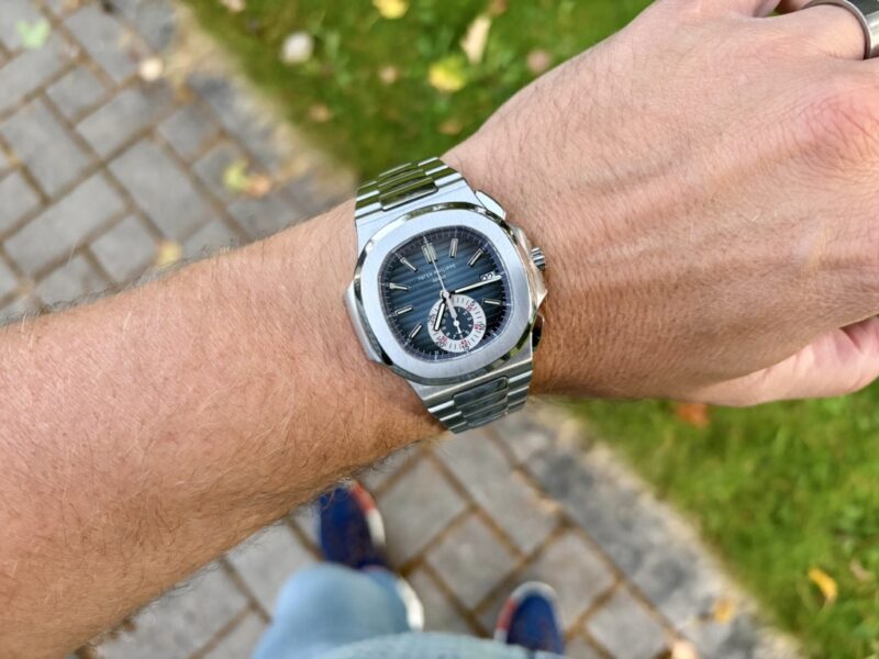 Patek Philippe 5980/1A Nautilus Chronograph, huollettu - Image 5