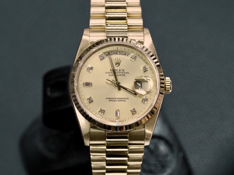 Rolex 18238 Day-Date, huollettu 6/2025