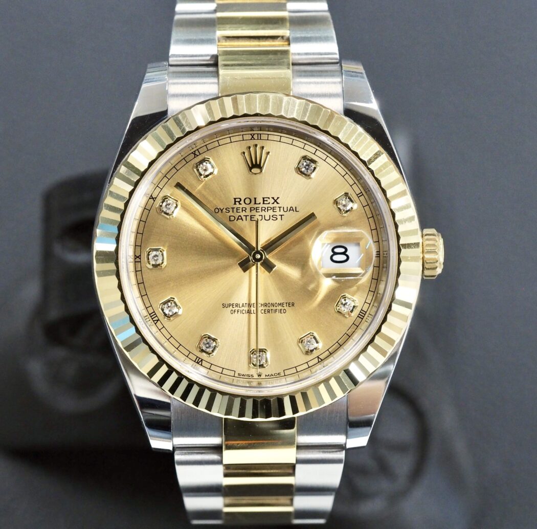 Rolex 126333 Champagne Datejust Diamond