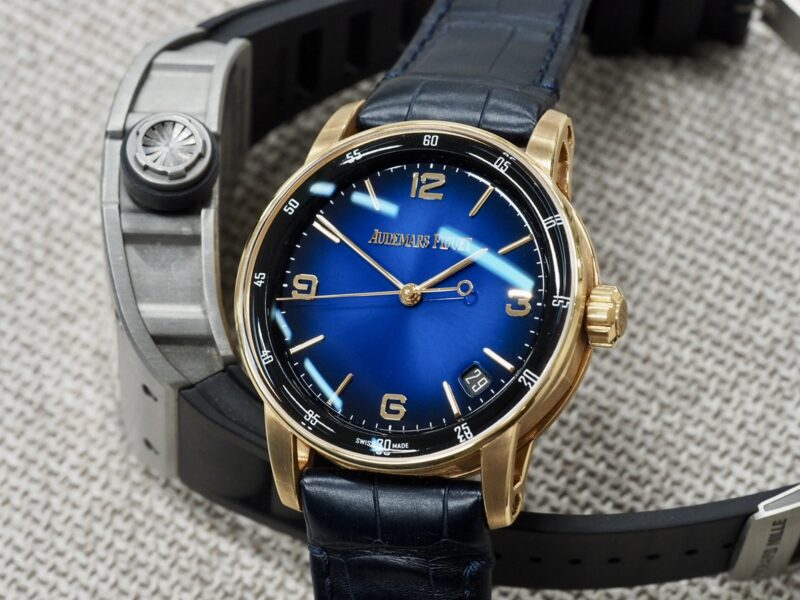 Audemars Code Rose Gold Blue Smoked