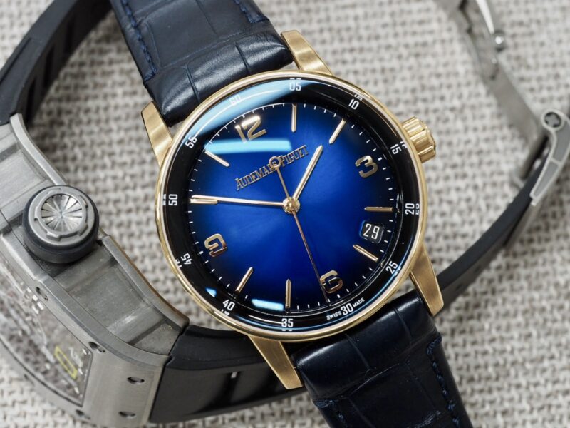 Audemars Code Rose Gold Blue Smoked