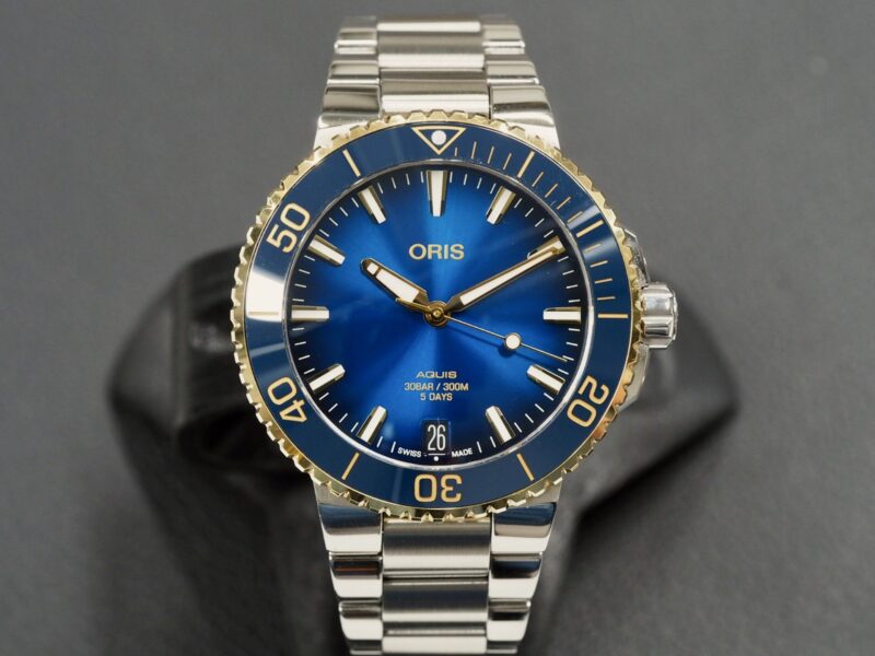 Oris Aquis Date Blue Two Tone, 8/2024