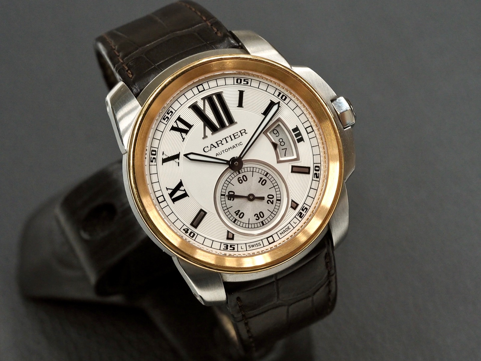 Cartier Calibre de Cartier Steel and Gold, 12/2014