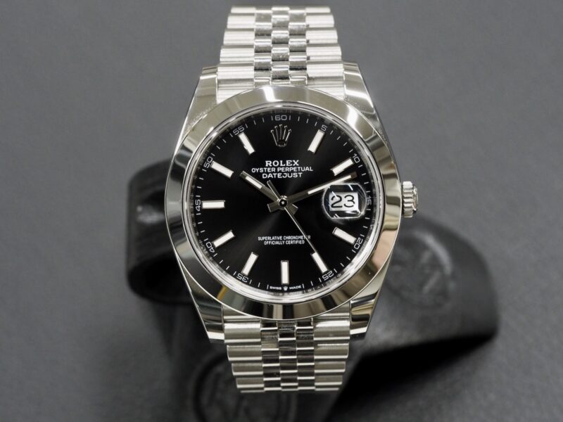 Rolex 126300 Datejust 41 Black Jubilee, 8/2025