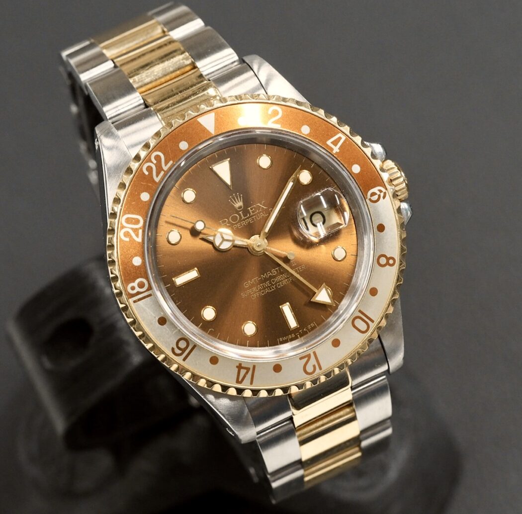 Rolex 16713 GMT-Master II Tiger Eye Root beer