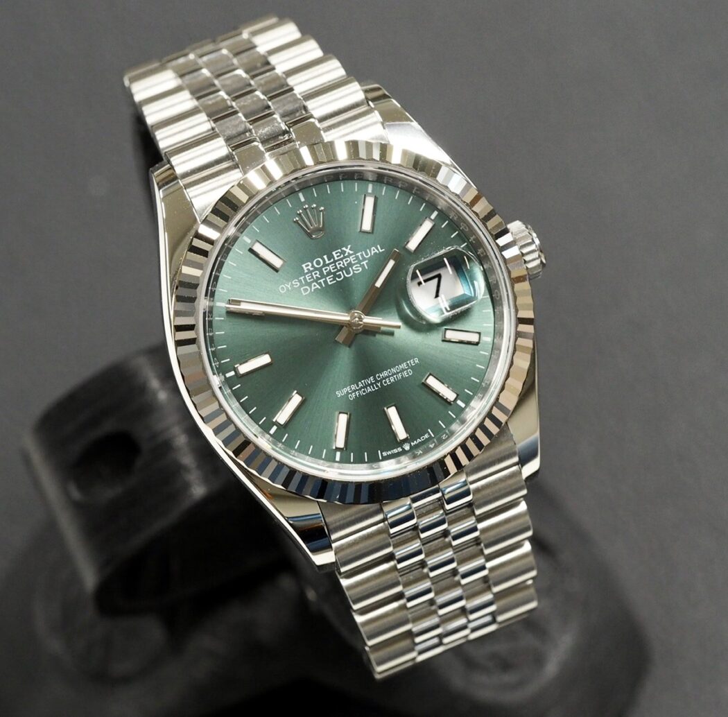 Rolex 126234 Datejust 36 Mint Green, 3/2025