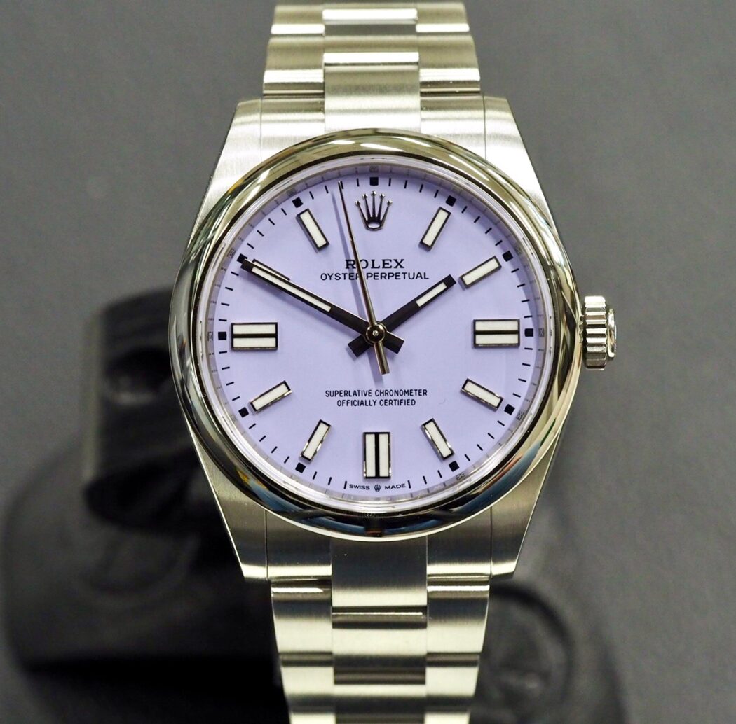 Rolex 134300 Oyster Perpetual 41mm Lavender, käyttämätön