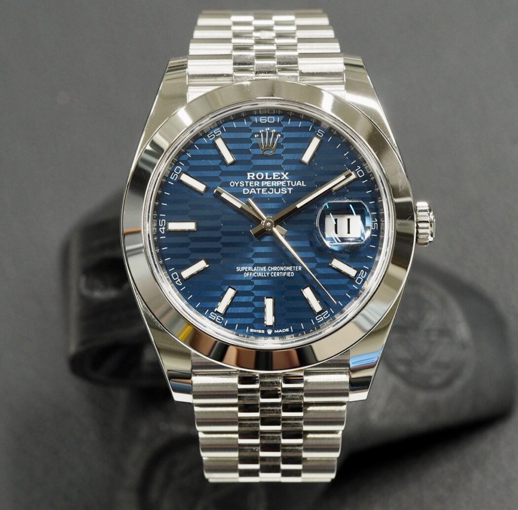 Rolex 126300 Datejust 41 Blue Motif, 9/2023