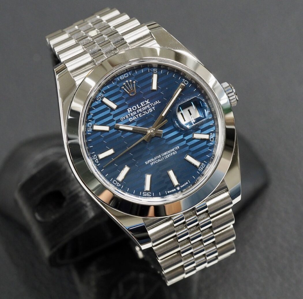 Rolex 126300 Datejust 41 Blue Motif, 9/2023