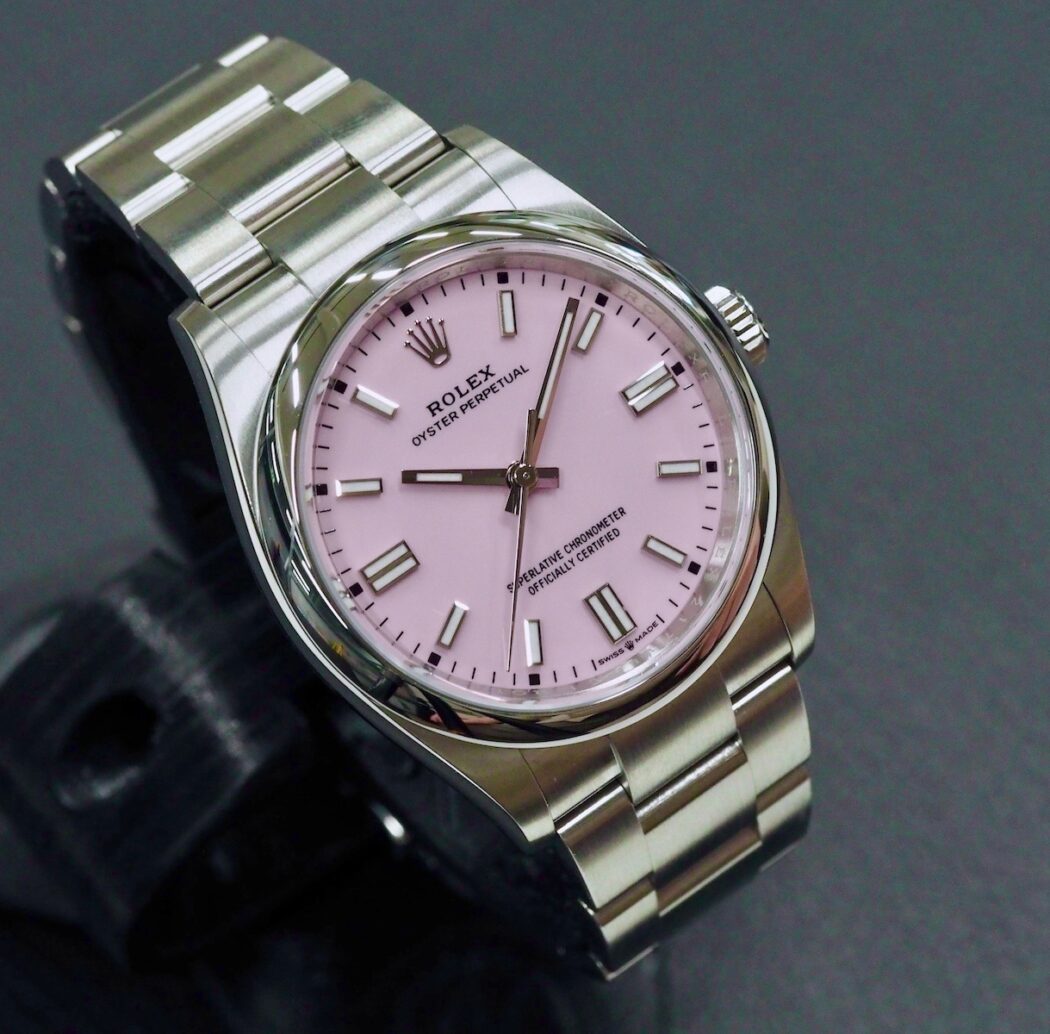 Rolex 126000 Oyster Perpetual 36 Candy Pink, uusi