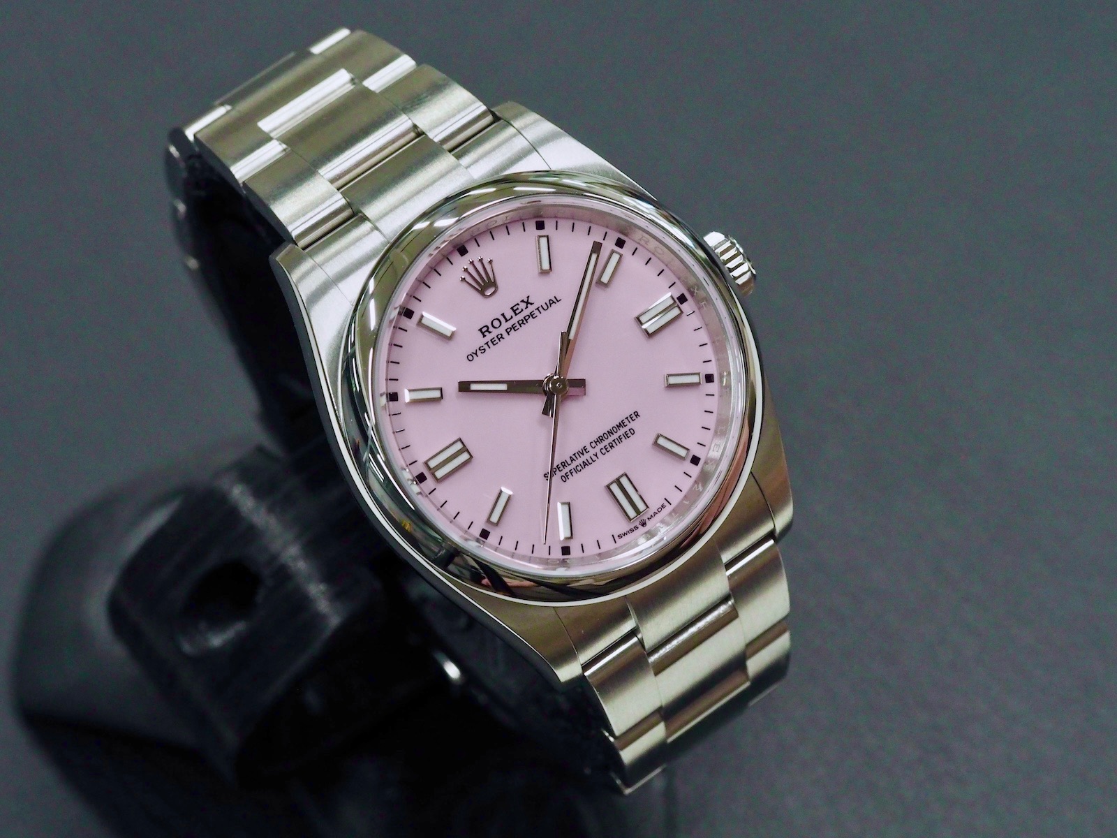 Rolex 126000 Oyster Perpetual 36 Candy Pink, uusi