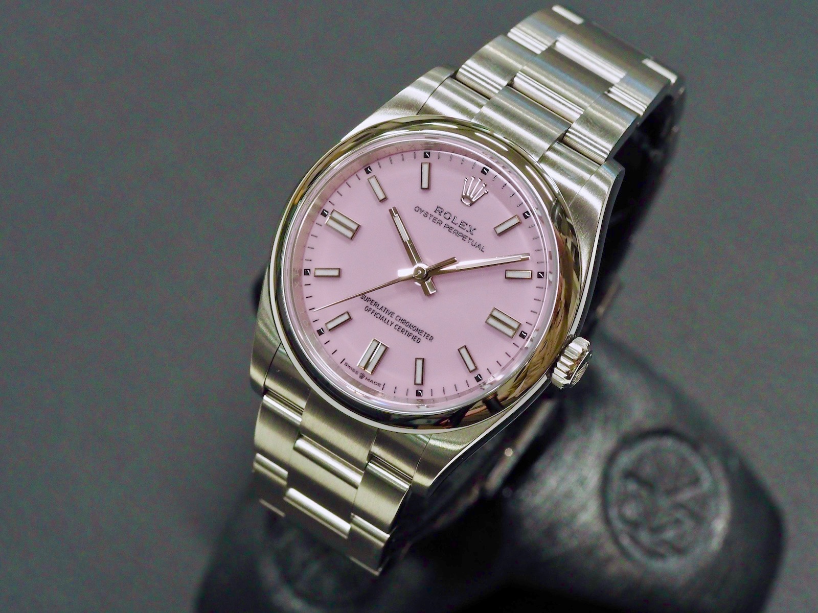 Rolex 126000 Oyster Perpetual 36 Candy Pink, uusi