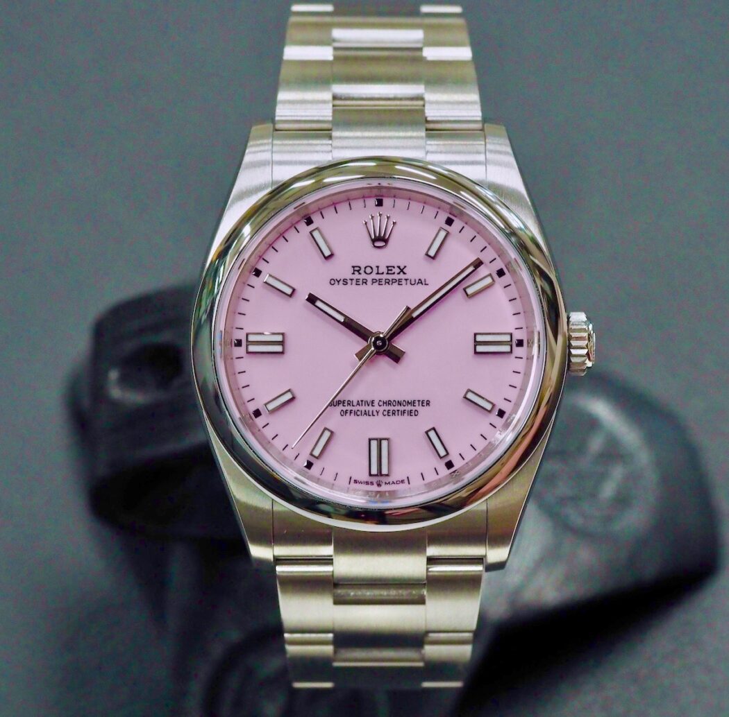 Rolex 126000 Oyster Perpetual 36 Candy Pink, uusi