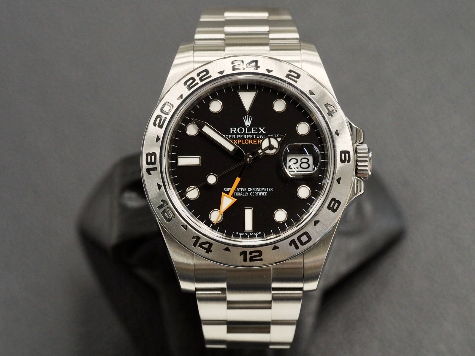Rolex 216570 Explorer II Black, huollettu