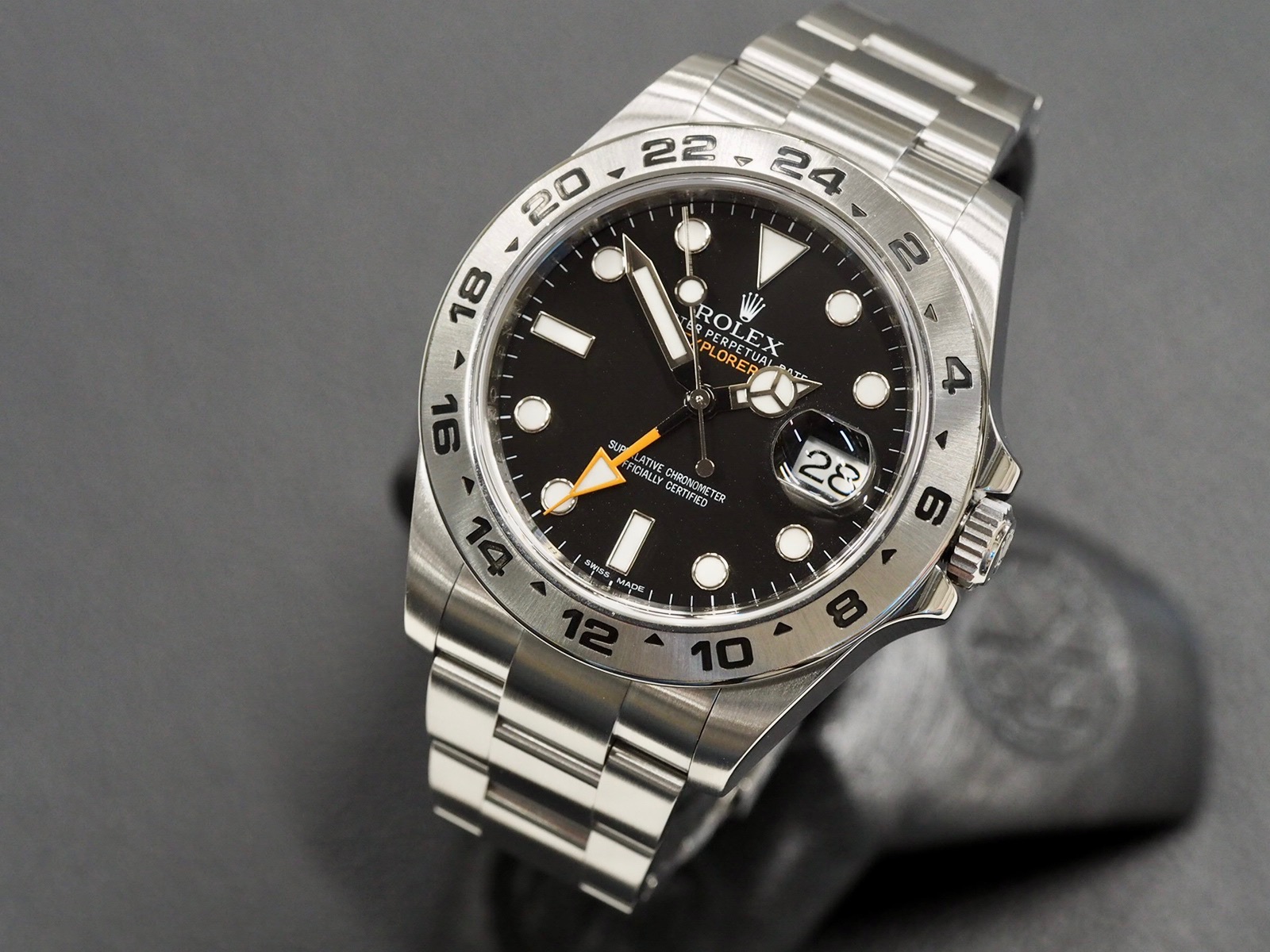 Rolex 216570 Explorer II Black, huollettu