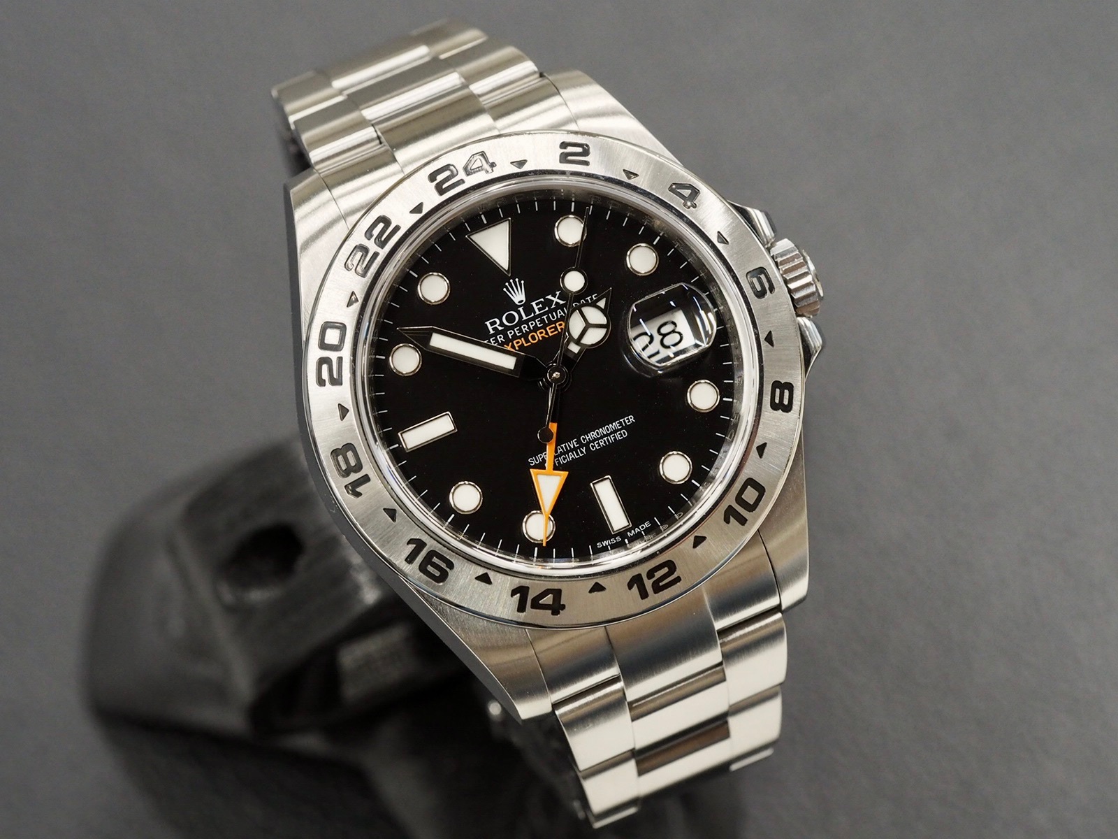 Rolex 216570 Explorer II Black, huollettu